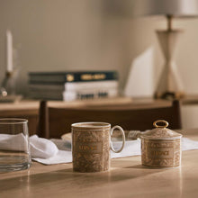 Load image into Gallery viewer, Barocco Mugs Set - Beige/Haze