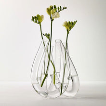 Load image into Gallery viewer, Glass Stem Vase - 18cm