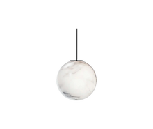 Load image into Gallery viewer, Bollicosa Pendant - white marble glass
