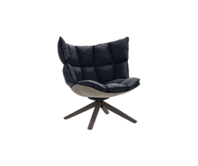 Load image into Gallery viewer, Husk Snug Swivel Armchair - Senna Nightblue