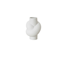 Load image into Gallery viewer, Node Vase - 14cm Matt White