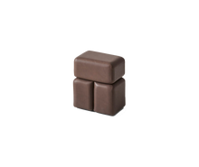 Load image into Gallery viewer, Soft Corners Ottoman - moka