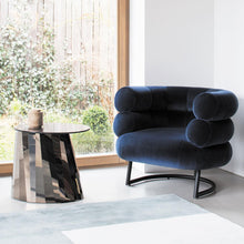 Load image into Gallery viewer, Bibendum Armchair - Dark Blue Velvet