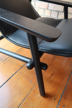 Load image into Gallery viewer, Lilo Armchair - black leather