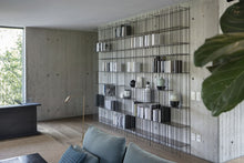 Load image into Gallery viewer, Metrica B Bookshelf - burnished / bronze glass
