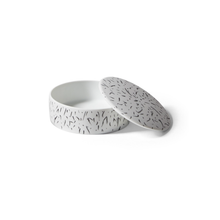 Load image into Gallery viewer, Post Scriptum Trinket Box - black stroke
