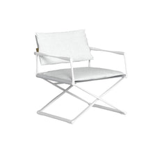 Load image into Gallery viewer, Riviera Director Lounge Chair - white