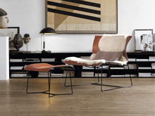 Load image into Gallery viewer, Cuoio Lounge Chair, Ottoman & Sheepskin - coffee leather