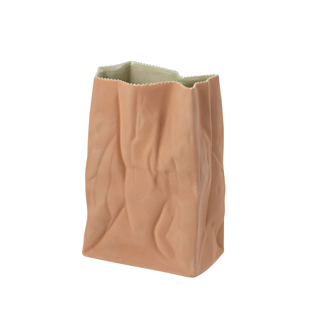 Paper Bag Vase - natural 28cm
