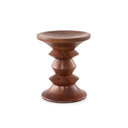 Eames® Turned Stool C - Walnut
