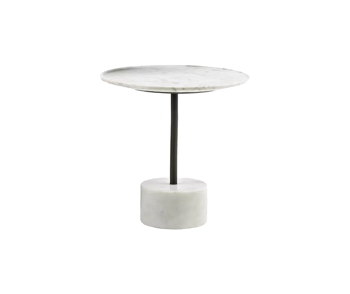 9 Low Table - 44h White Carrara Marble