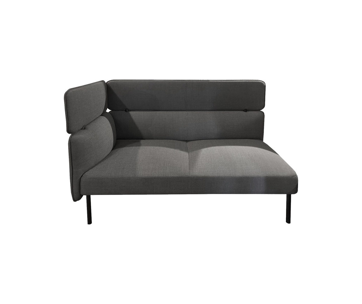 Adapt MidBack Single Arm Sofa - grey