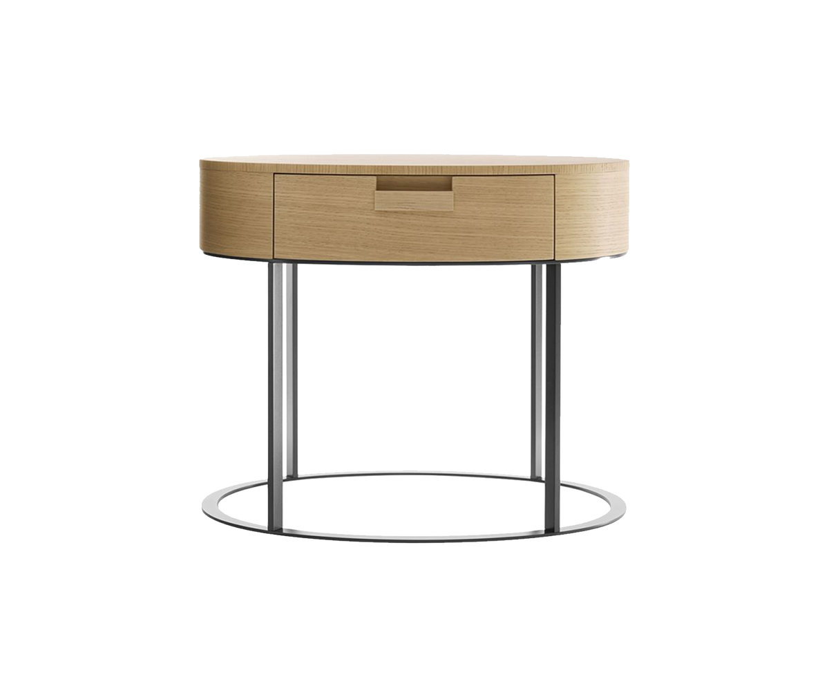 Amphora Night Table - Light Brushed Oak