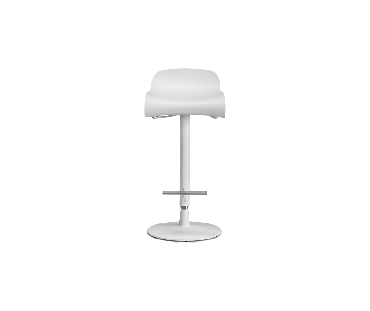 BCN Height Adjustable Stool - white