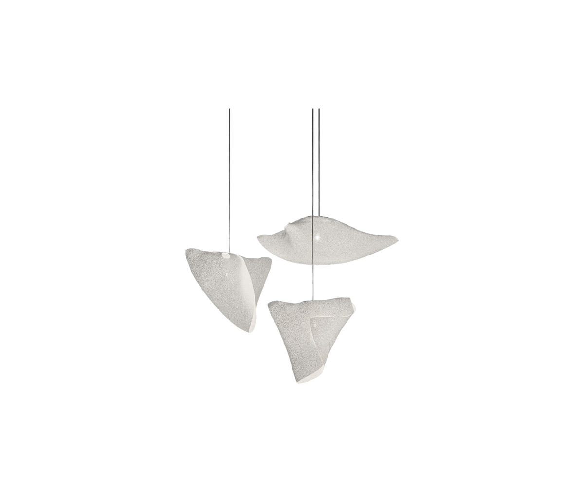 Ballet 3 Composition Pendants - white