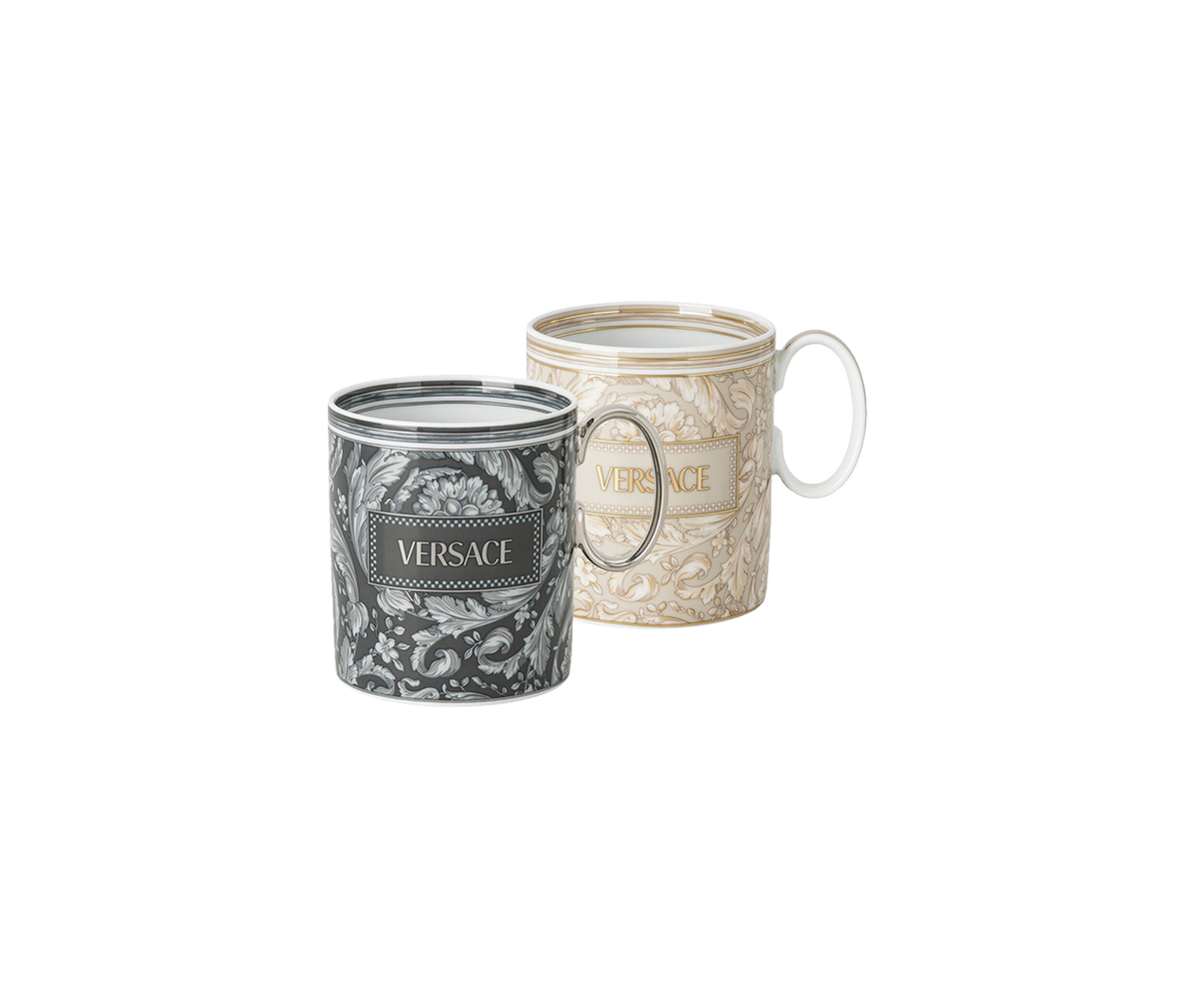 Barocco Mugs Set - Beige/Haze