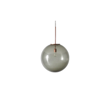 Load image into Gallery viewer, Bollicosa Pendant - transparent fumé glass
