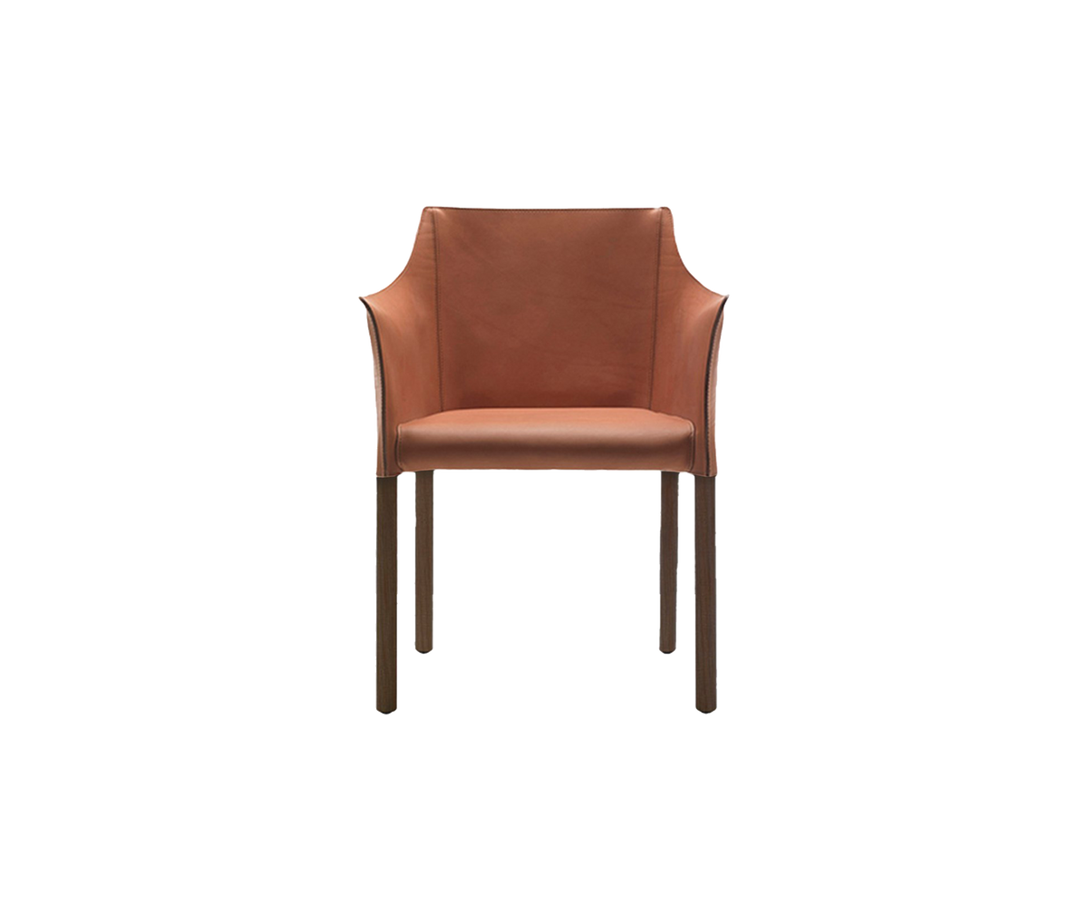 Cap Armchair - hide natural leather