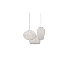 Load image into Gallery viewer, Coral Small Composition 3 Pendants - white
