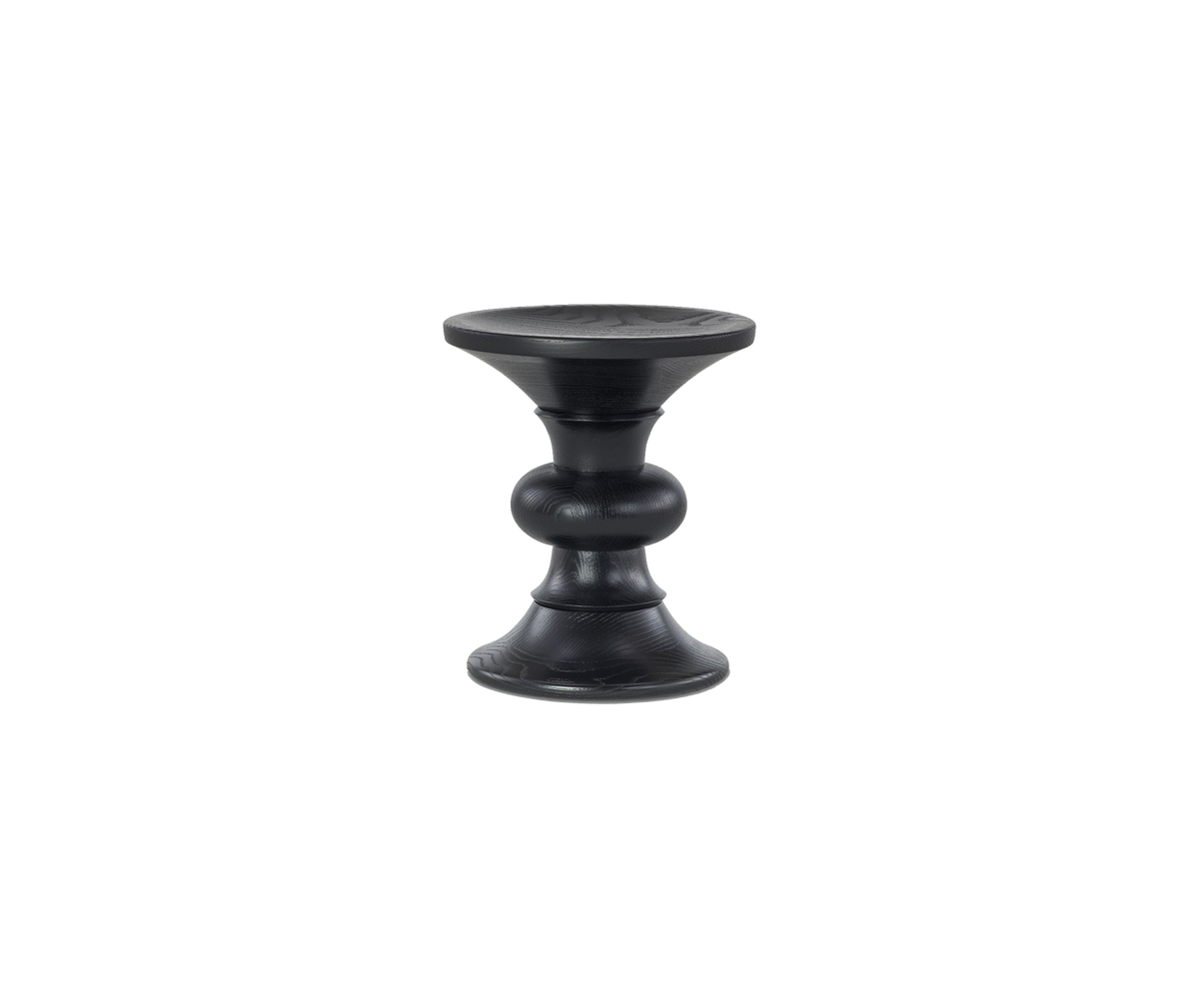Eames® Turned Stool B - Ebony