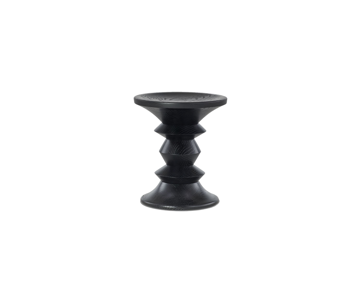 Eames® Turned Stool C - Ebony