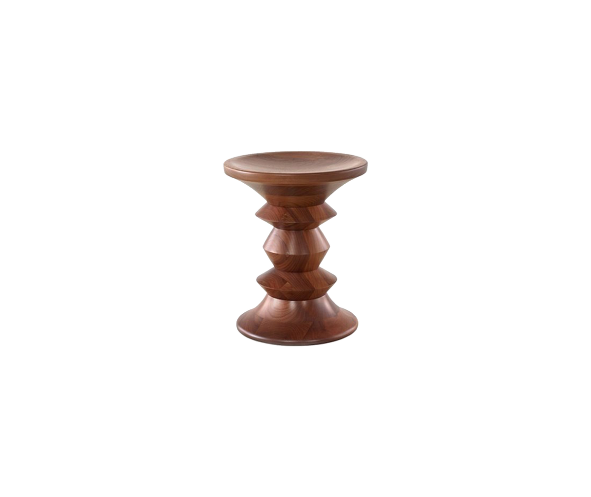 Eames® Turned Stool C - Walnut