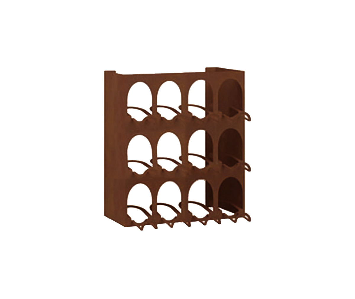 F12 Wine Rack - corten