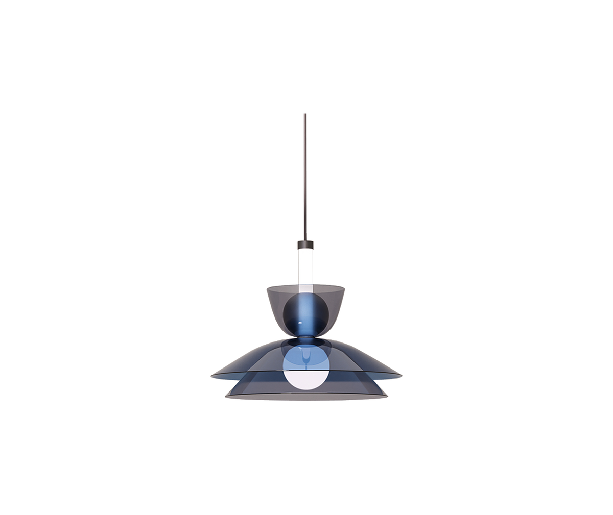 Gems Short Pendant D60 - cold color