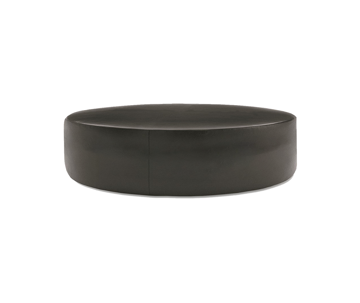 Harry Large Ottoman - Gamma Leather Black