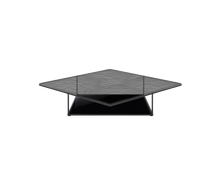 Load image into Gallery viewer, Lemante Table - Quartz Grey Molten Glass
