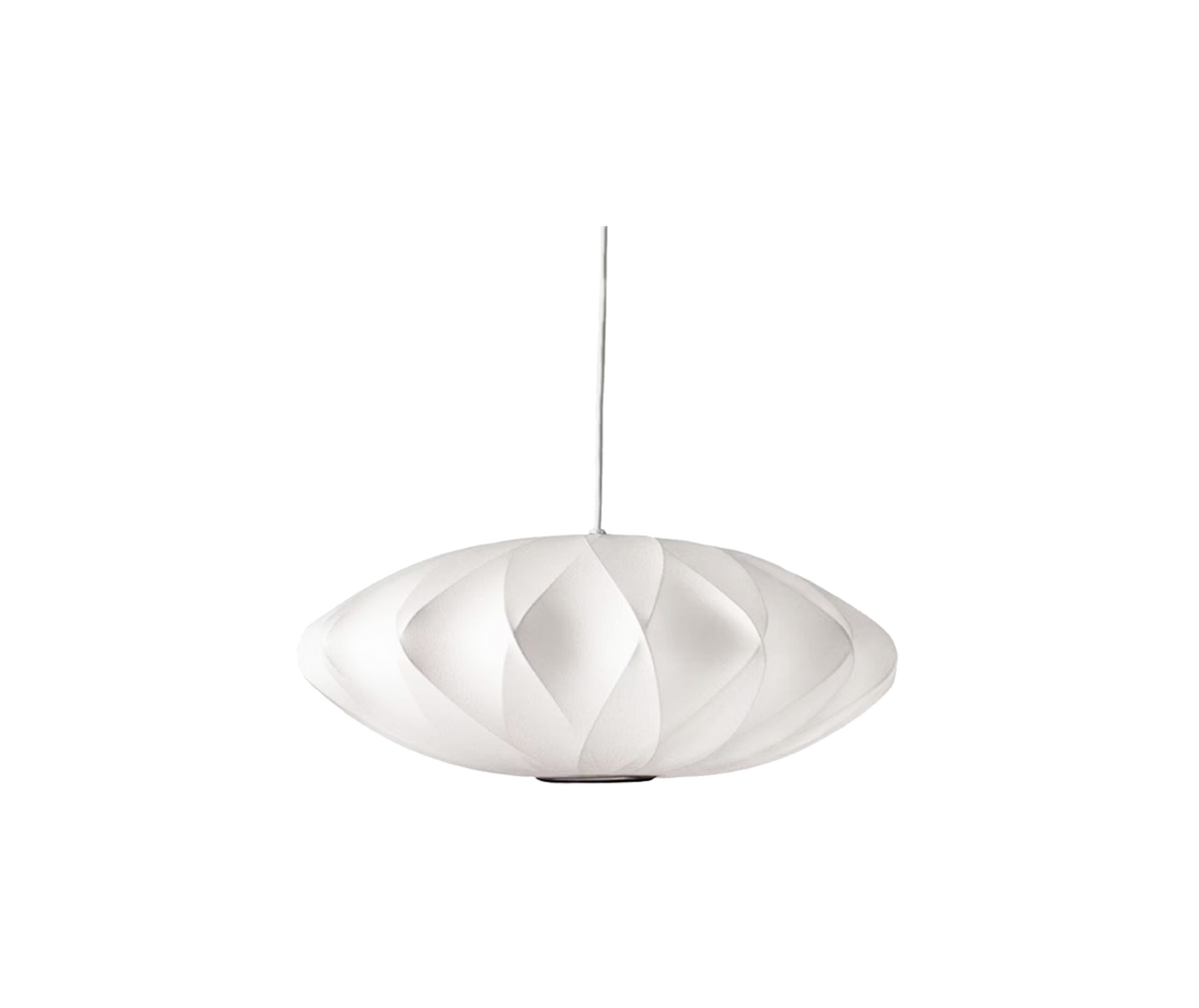 Nelson Saucer Crisscross Bubble Pendant - medium