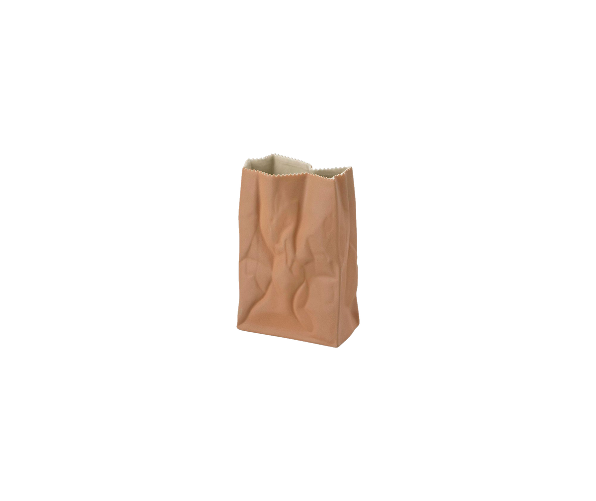 Paper Bag Vase - natural 18cm