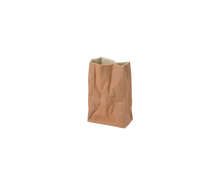 Load image into Gallery viewer, Paper Bag Vase - natural 18cm
