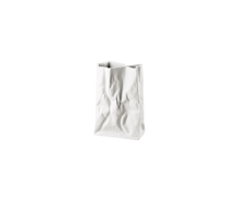 Load image into Gallery viewer, Paper Bag Vase - white 18cm
