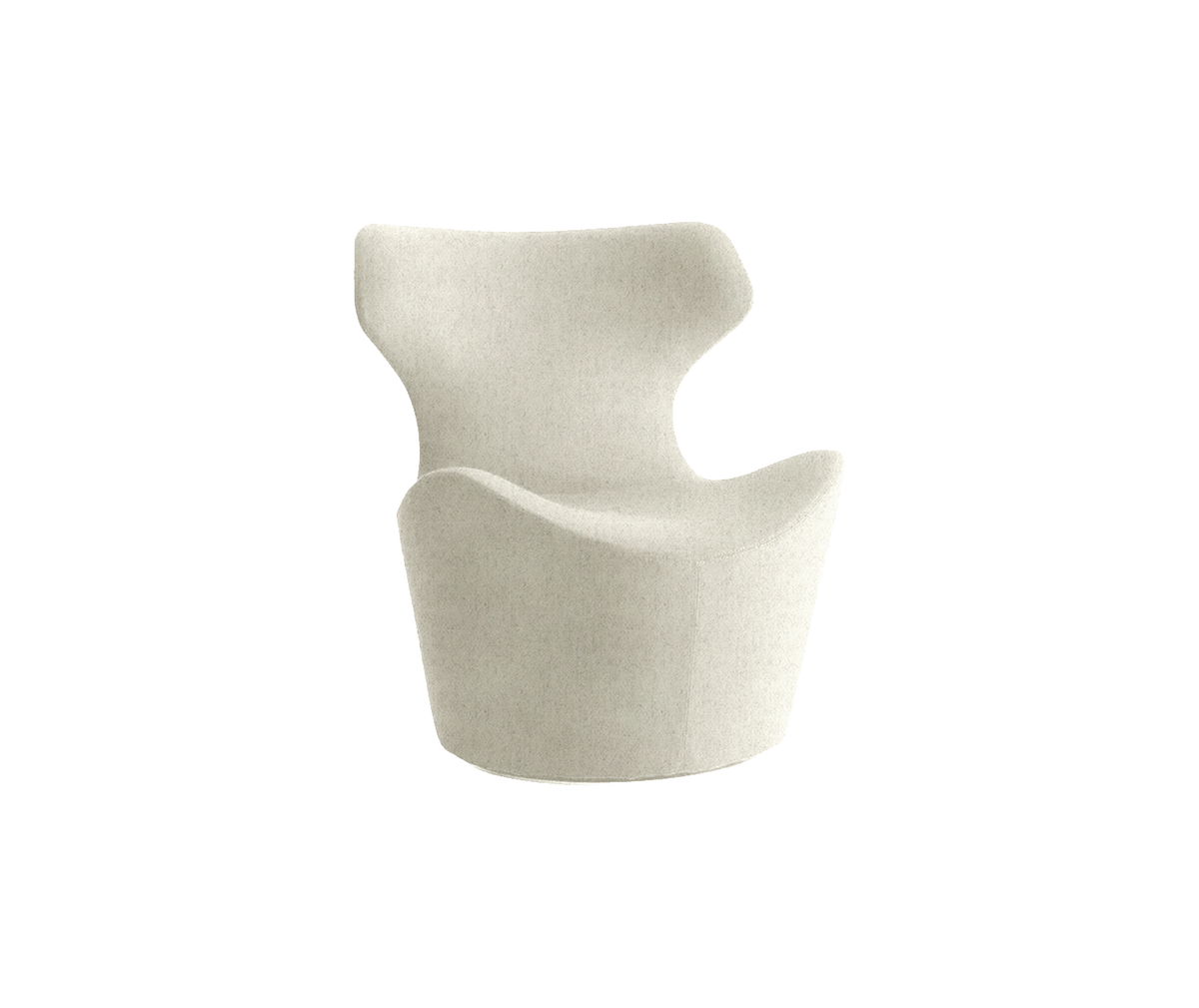 Piccola Papilio Swivel Armchair - Serra Sand