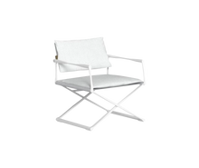 Load image into Gallery viewer, Riviera Director Lounge Chair - white
