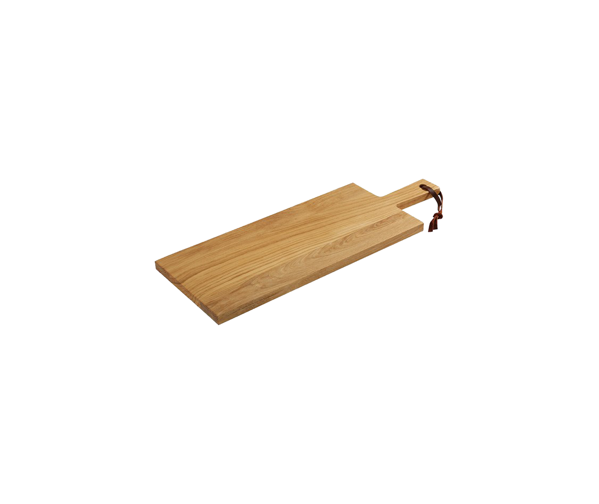 Serving Board with Handle - Oak 58x20.5cm