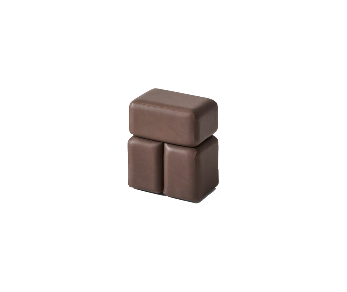 Soft Corners Ottoman - moka
