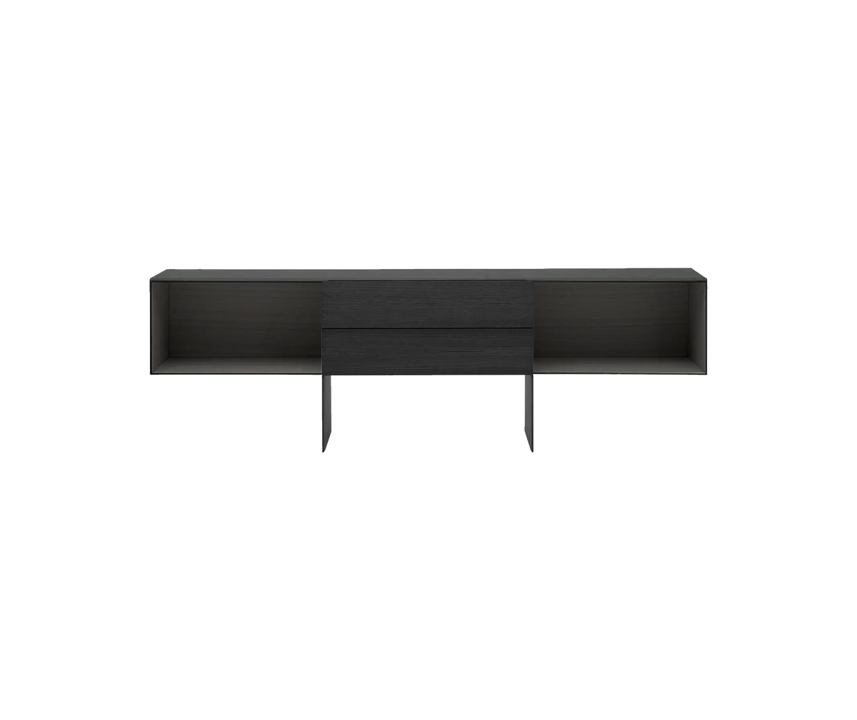 Tetrami Storage Unit - Brushed Black Oak