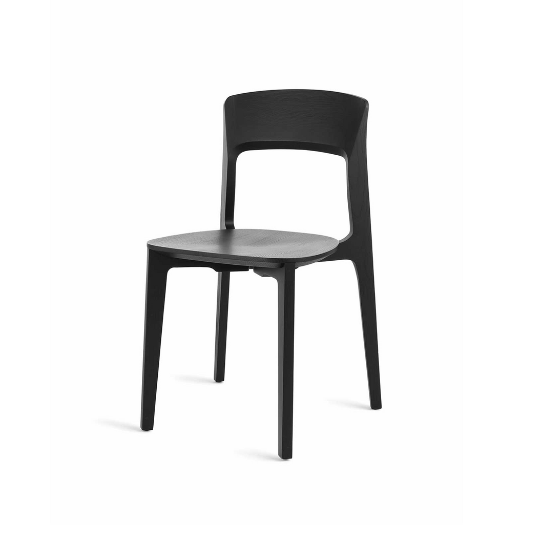 Cetonia Chair - solid black ash