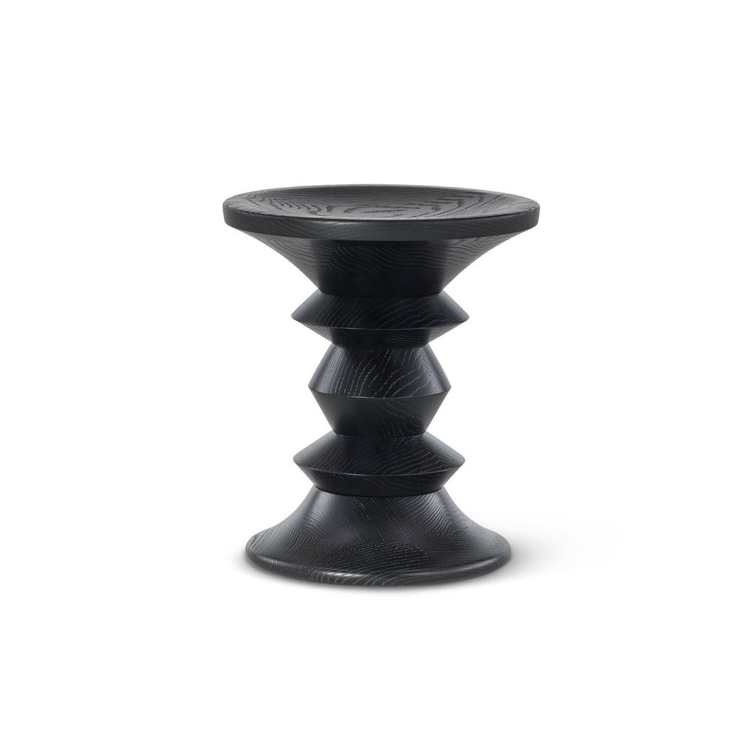 Eames® Turned Stool C - Ebony