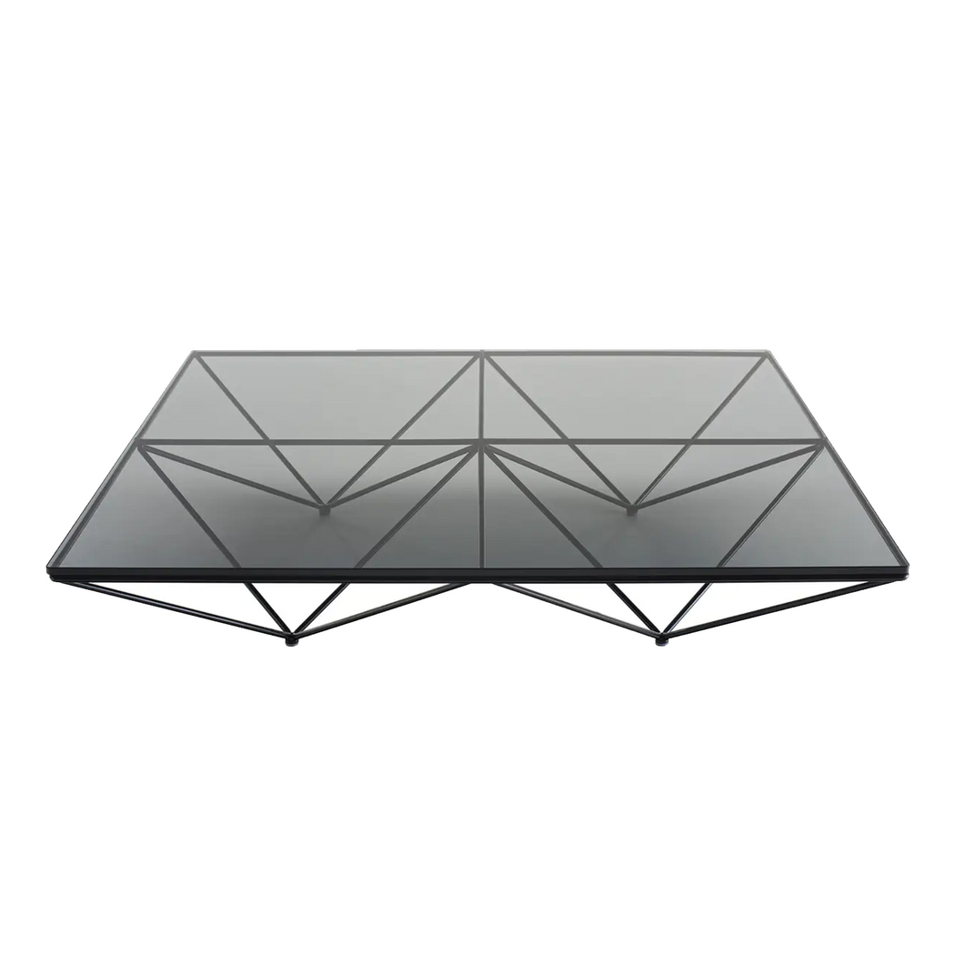 Alanda'18 Square Small Table - smokey glass