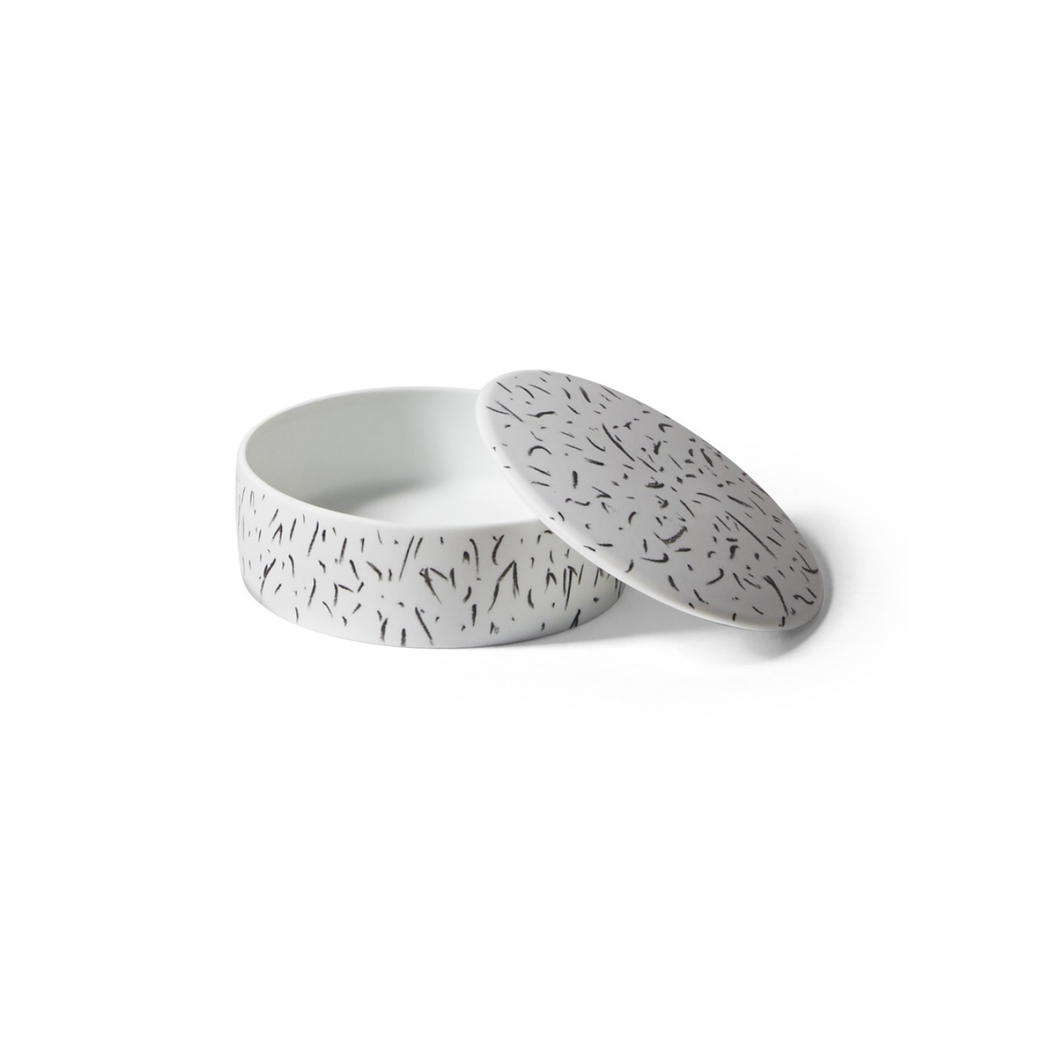 Post Scriptum Trinket Box - black stroke