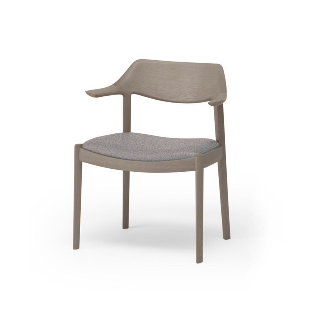 Wing Lux Dining Chair - grey oak