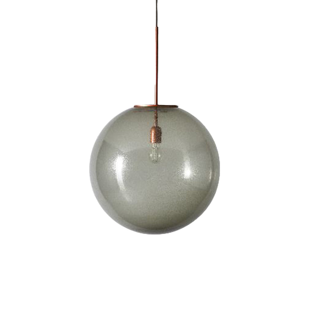 Bollicosa Pendant - transparent fumé glass