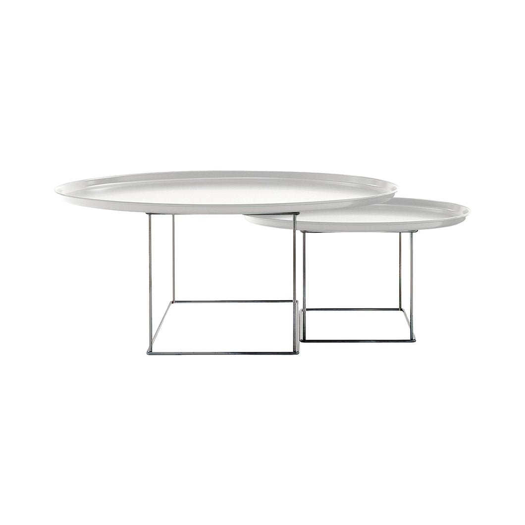 Fat Fat Small Tables - set of 2 - white