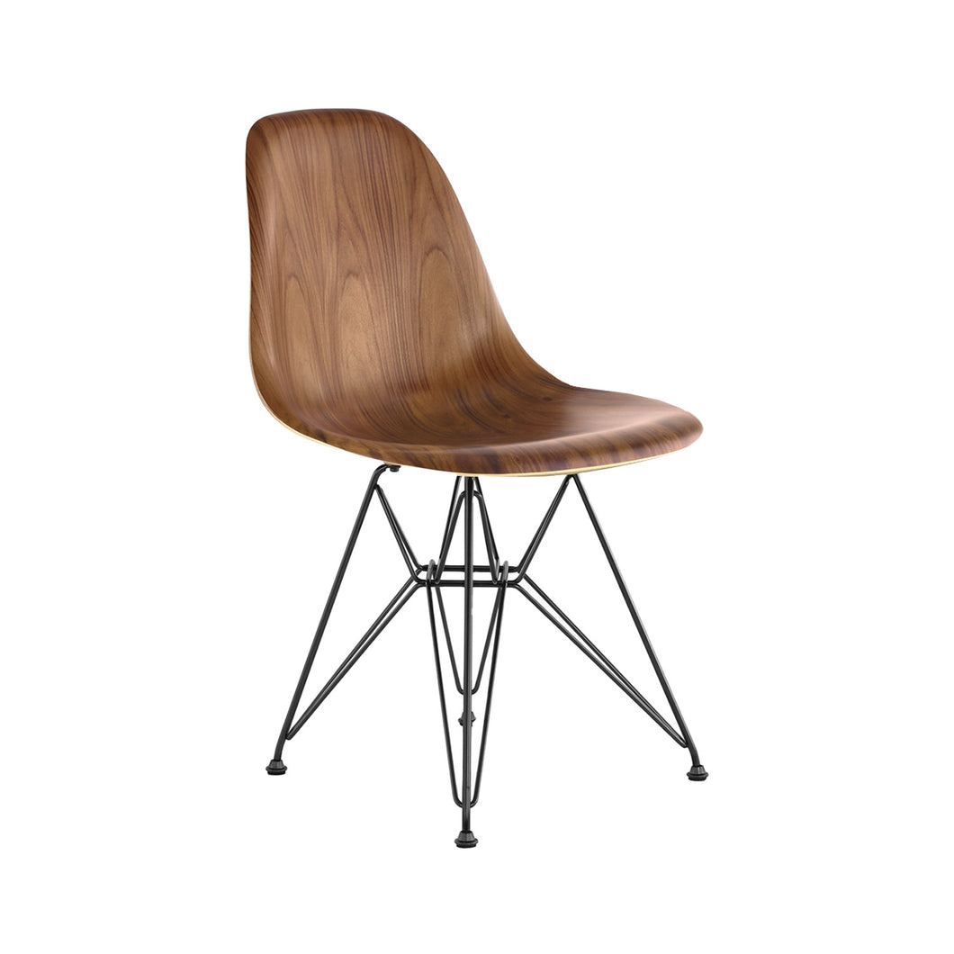 Eames® Moulded Wood Side Chair - walnut - set of 6