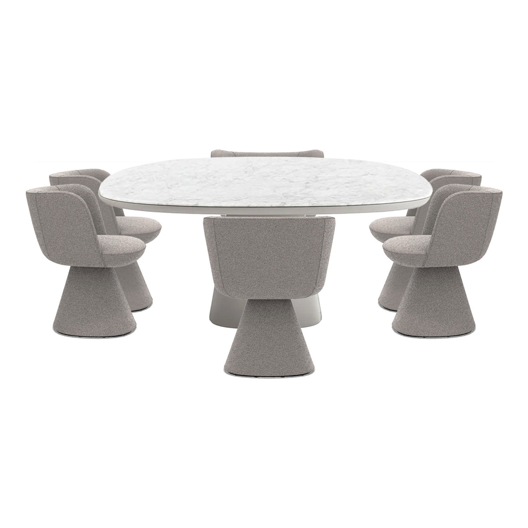 Flair O' Swivel Chairs - Set of 6