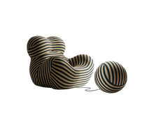 Load image into Gallery viewer, Up 50 - Striped Beige &amp; Teal
