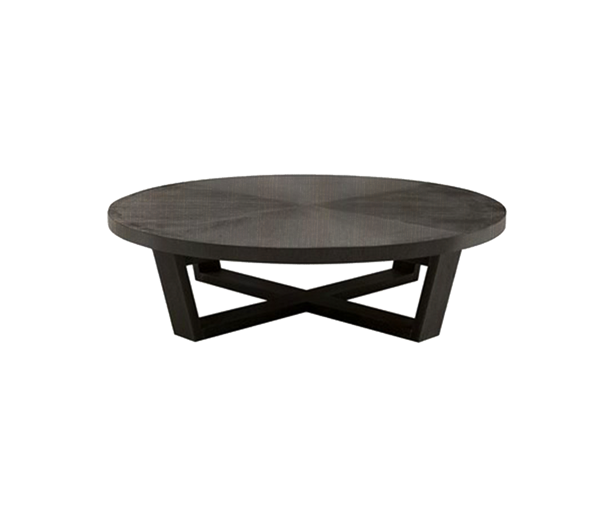 Xilos Low Table - round grey oak